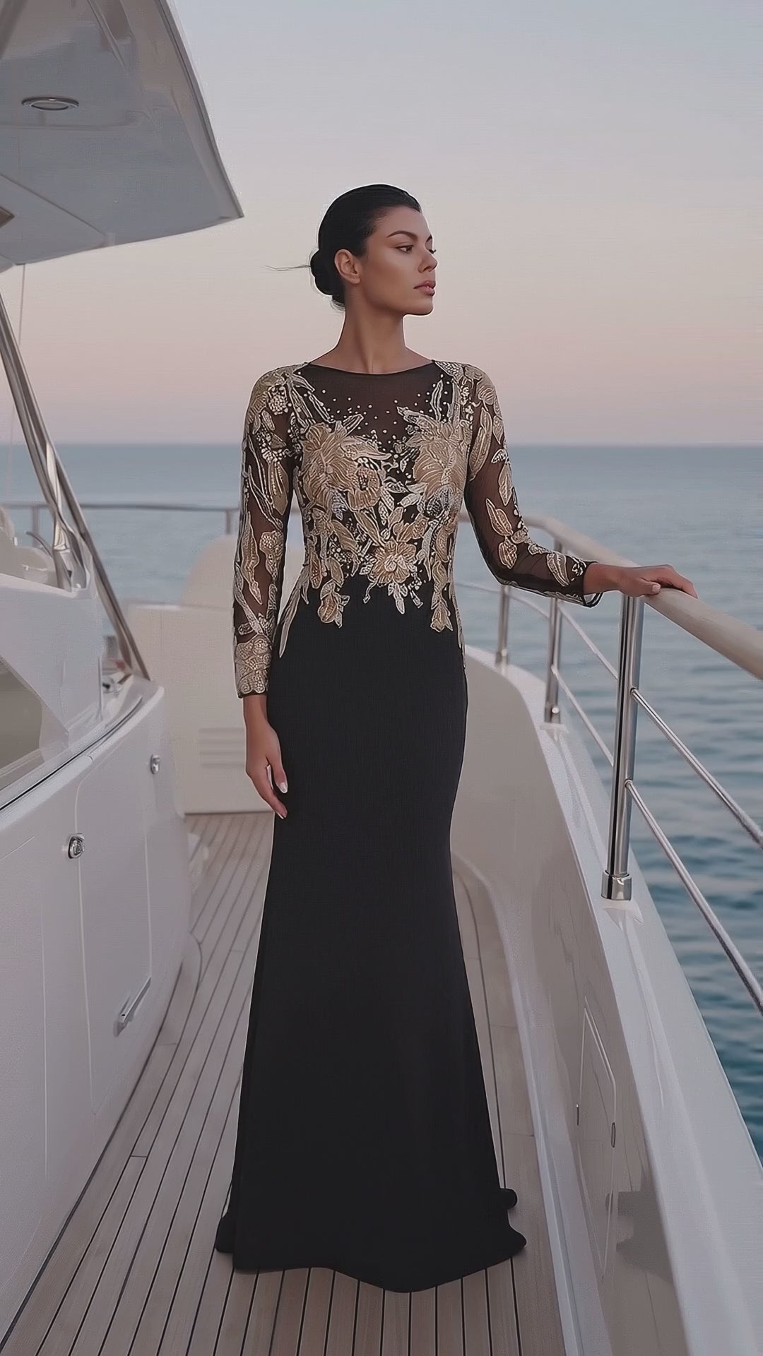 Terani 271M7335 designer dress video