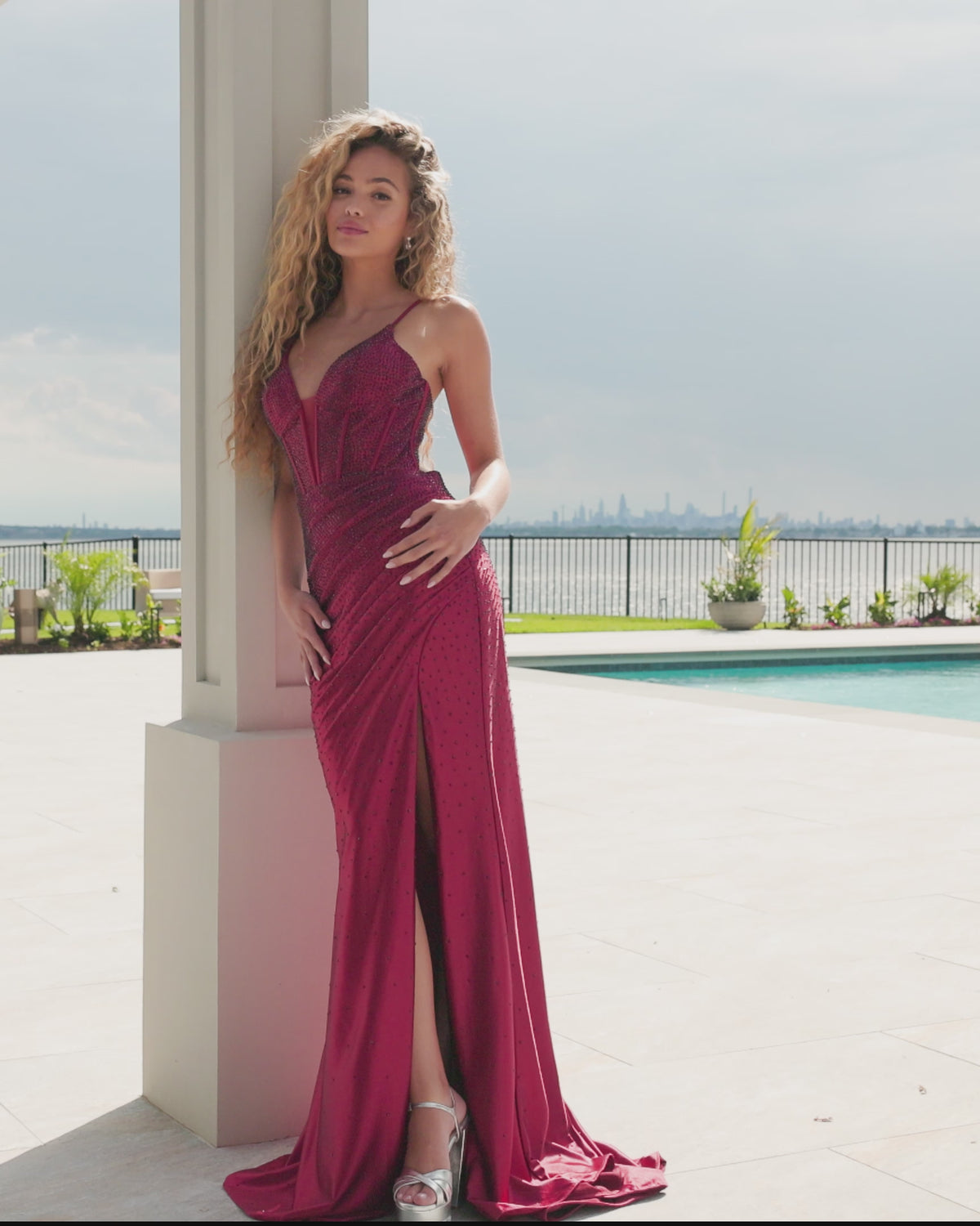 Faviana 11621 designer dress video