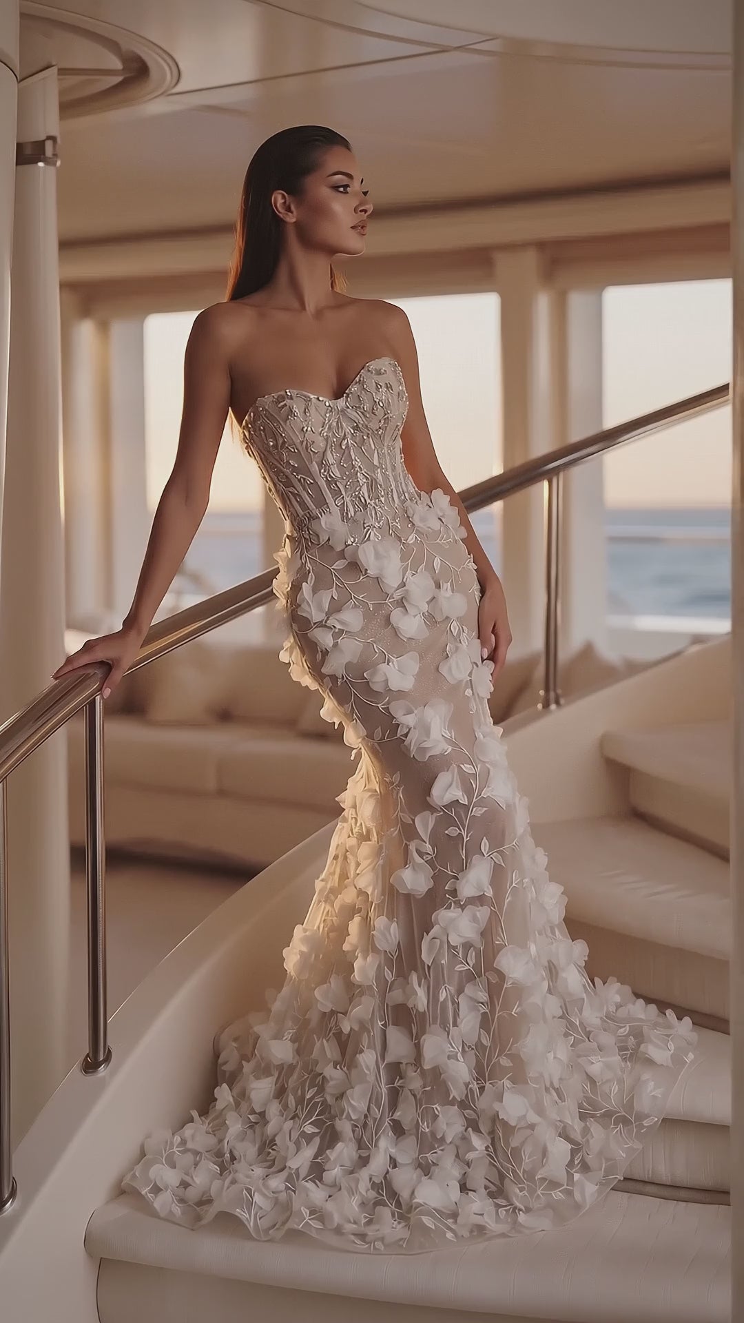 Terani 271GL8364 designer dress video