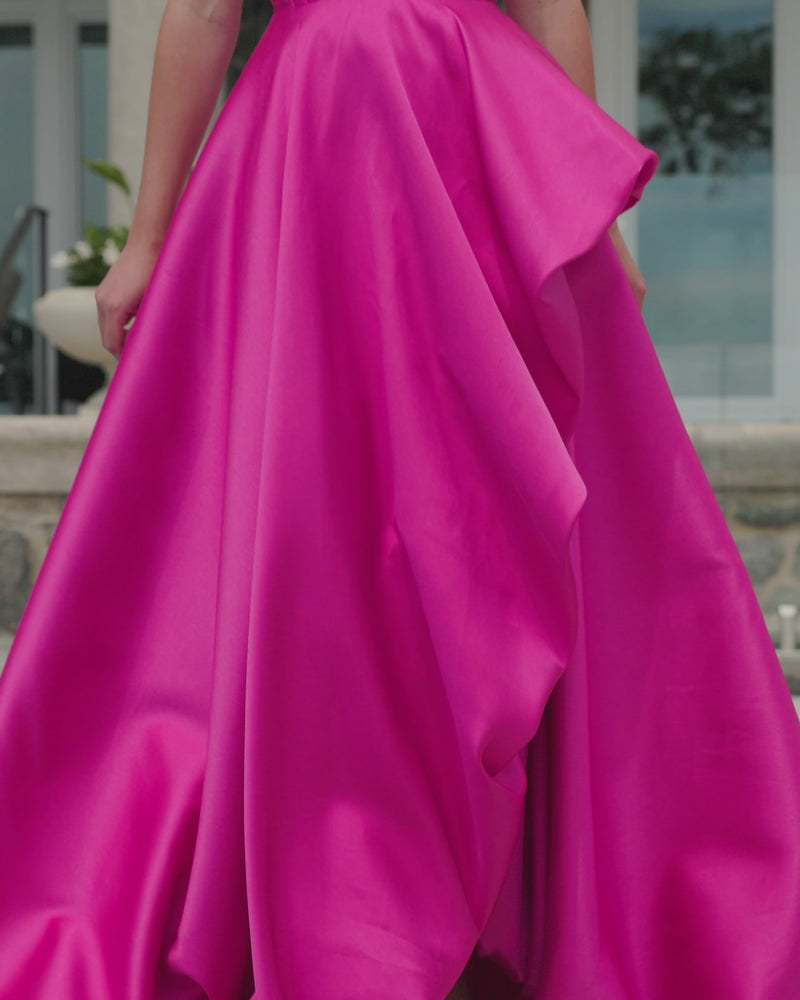 Faviana E11671 designer dress video