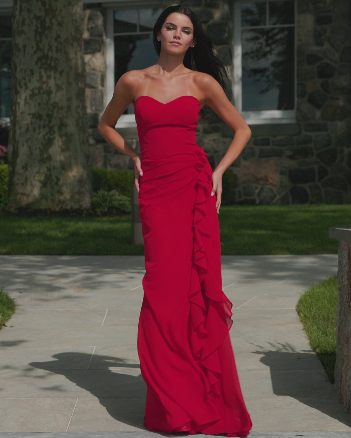 Faviana 11673 designer dress video