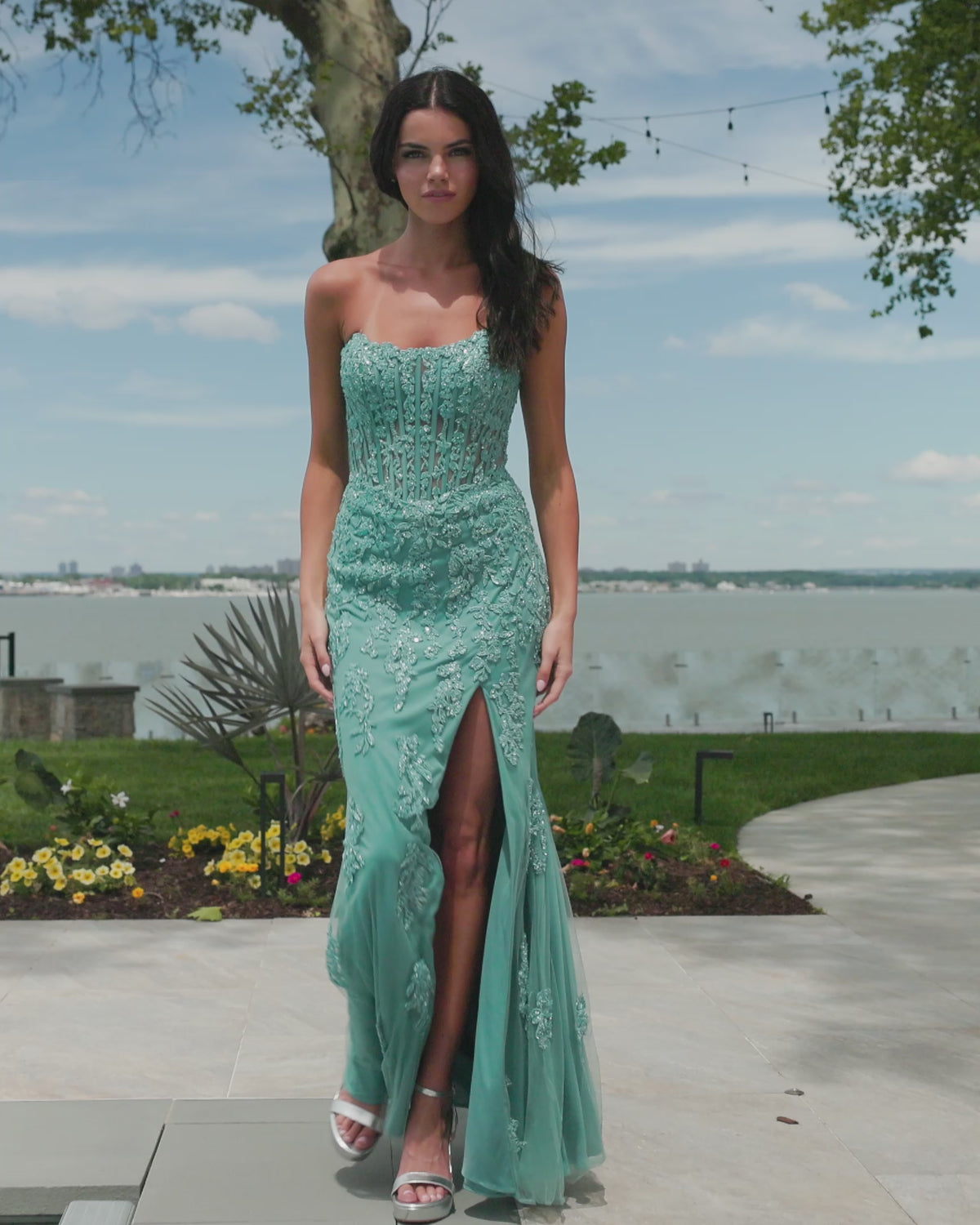 Faviana 11677 designer dress video