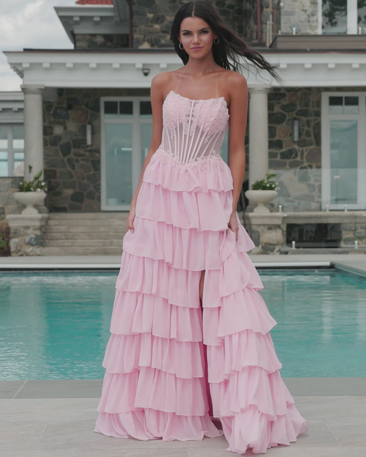Faviana 11629 designer dress video