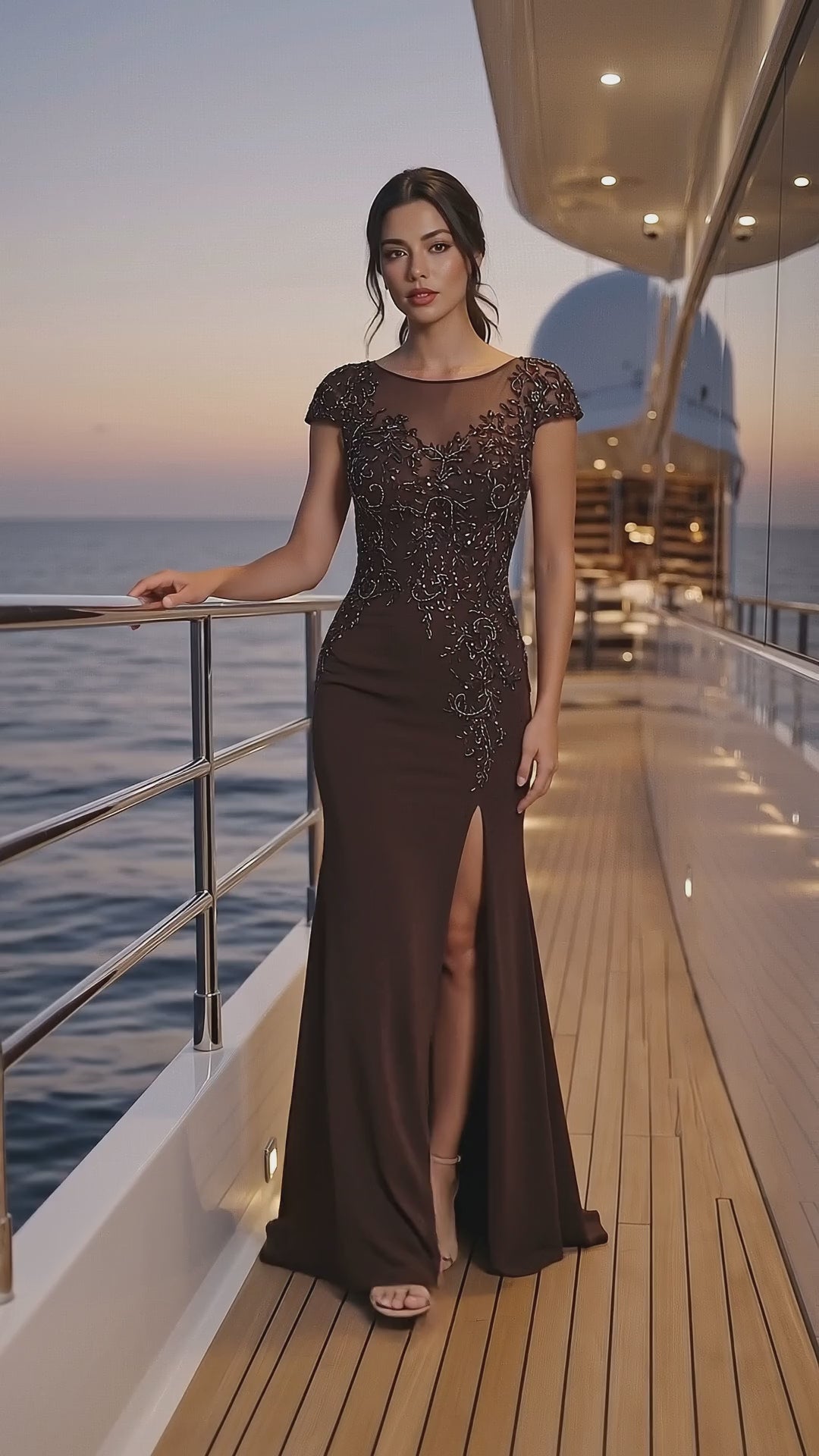 Terani 271M8189 designer dress video
