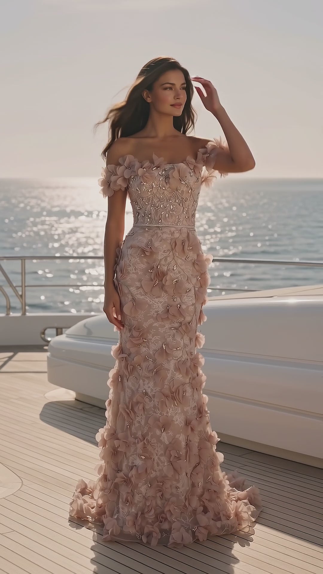Terani 271GL8365 designer dress video