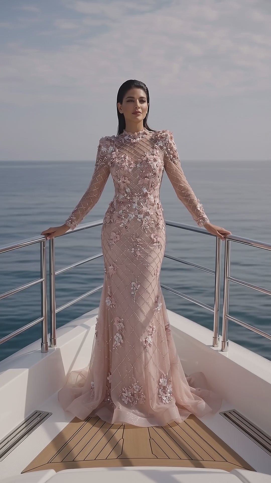 Terani 271GL7178 designer dress video