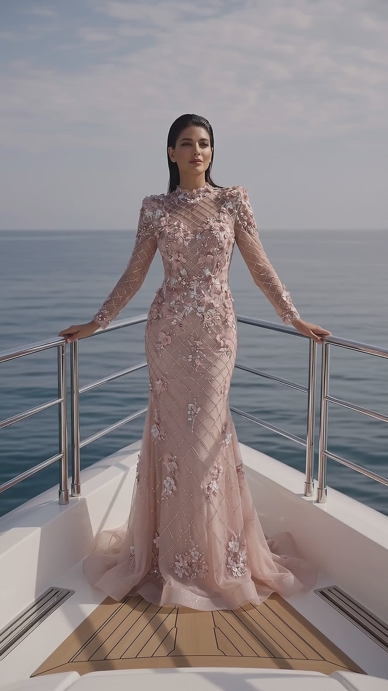 Terani 271GL7178 designer dress video