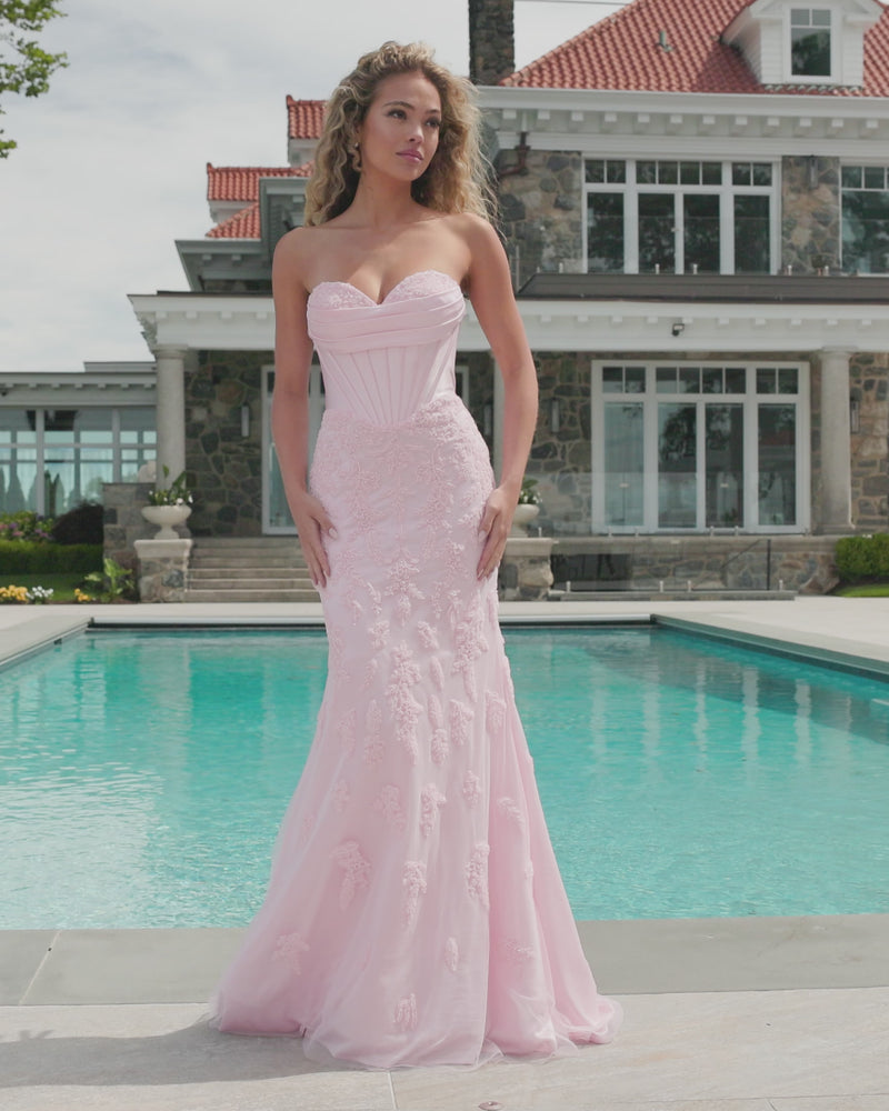 Faviana 11604 designer dress video
