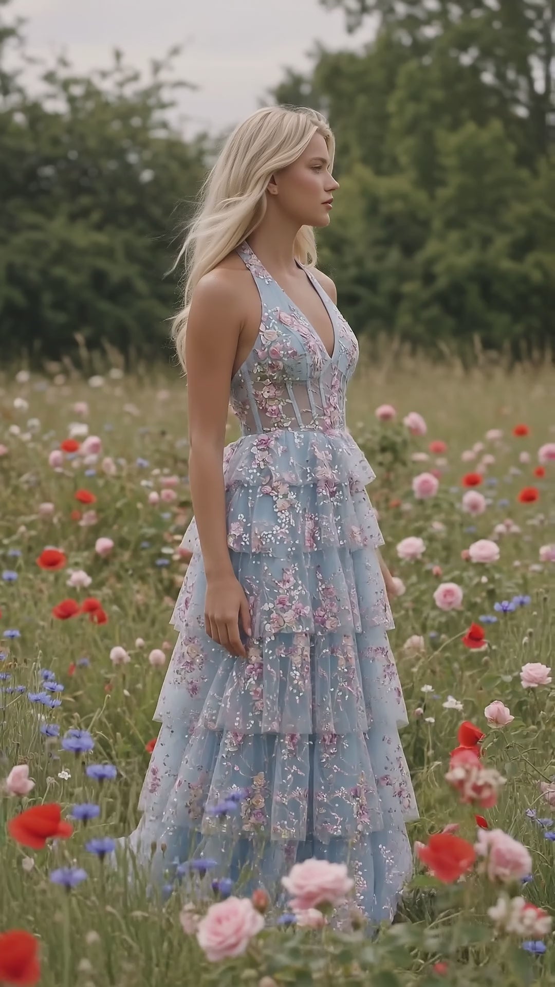 Terani 271P8116 designer dress video