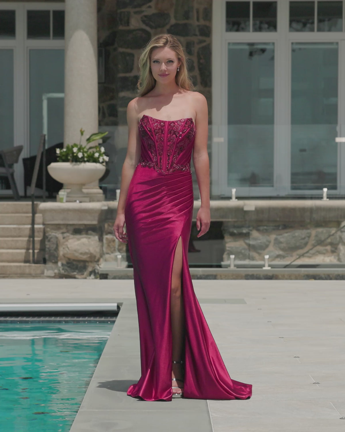 Faviana 11606 designer dress video
