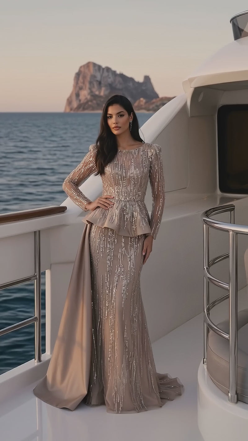Terani 271M8410 designer dress video