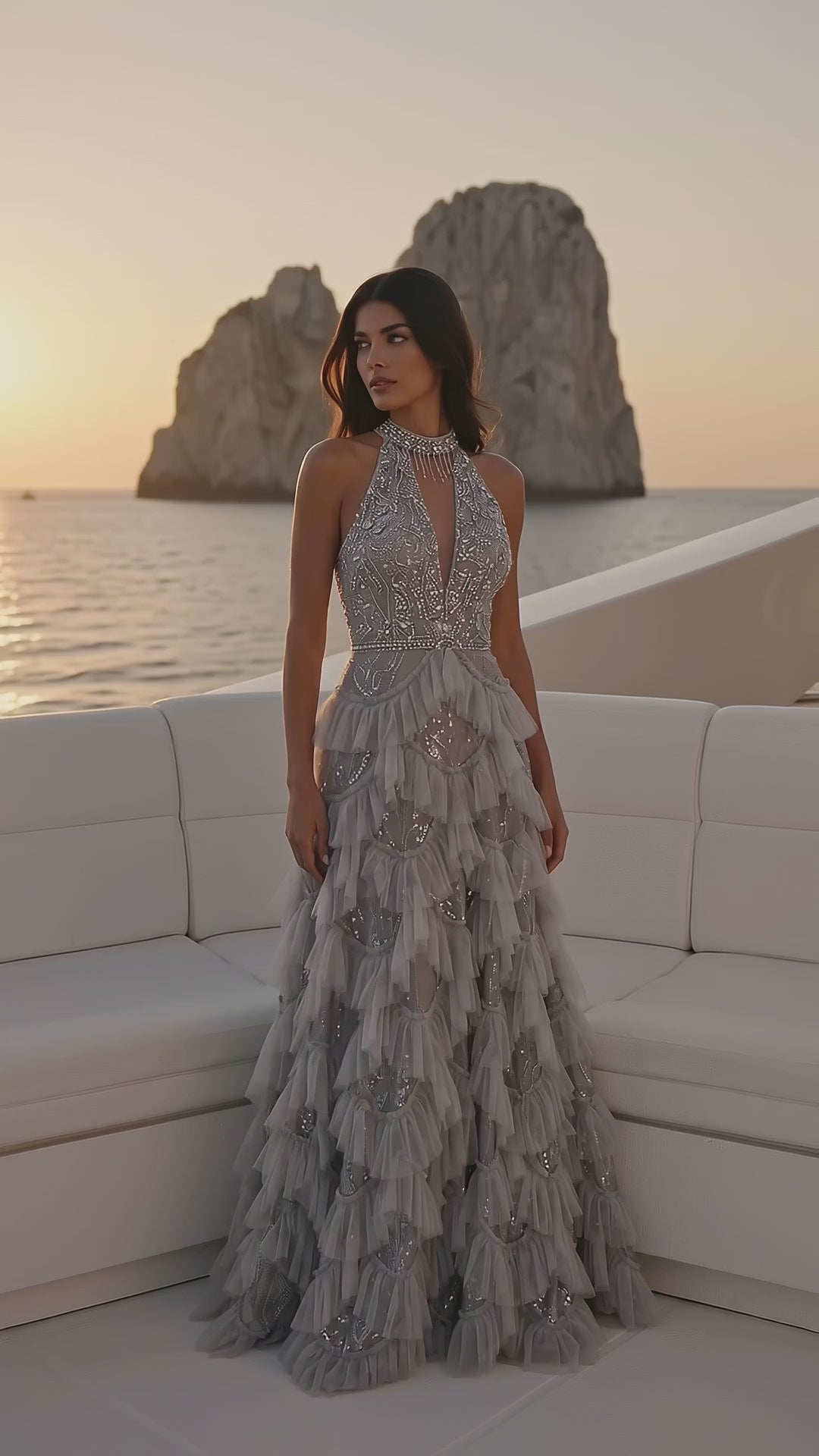 Terani 271E8141 designer dress video