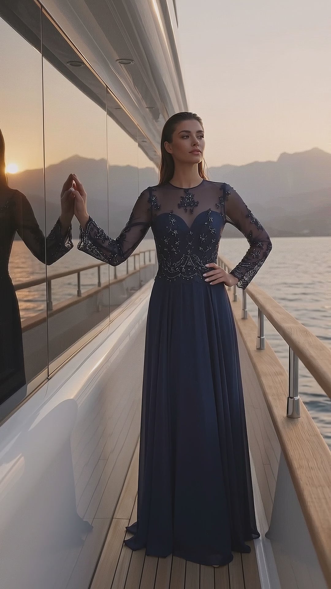 Terani 271M8429 designer dress video