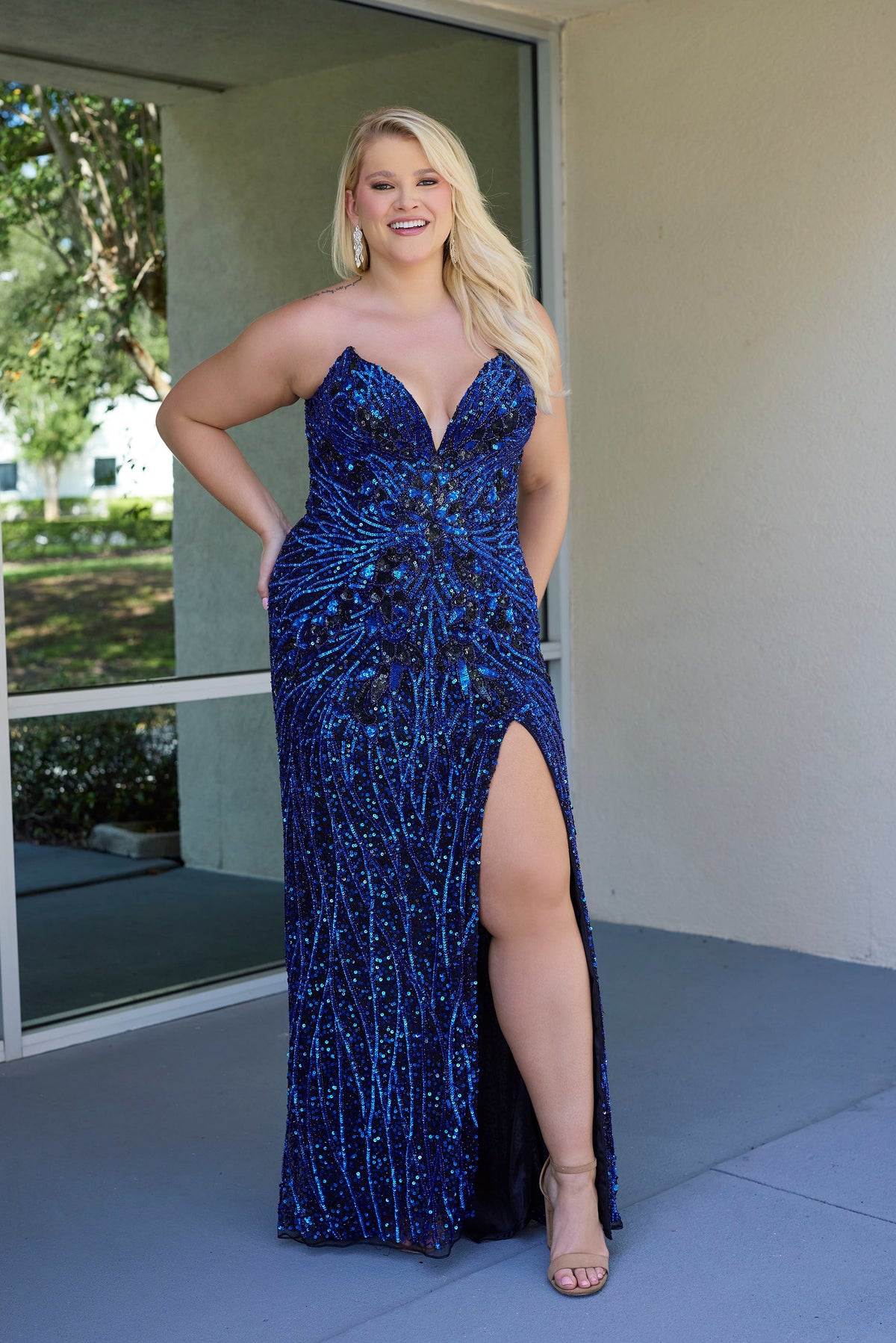 Primavera Couture 14083_BLACK_BLUE_1