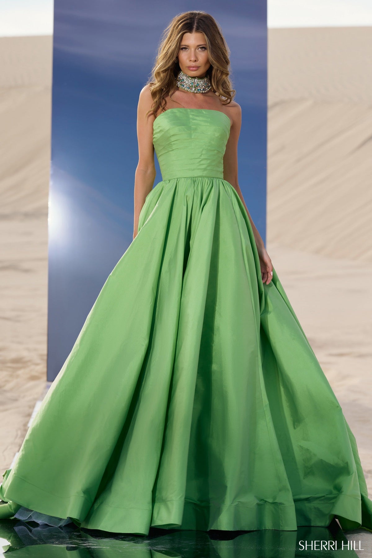 Sherri Hill 56748-chartreuse-dress-1