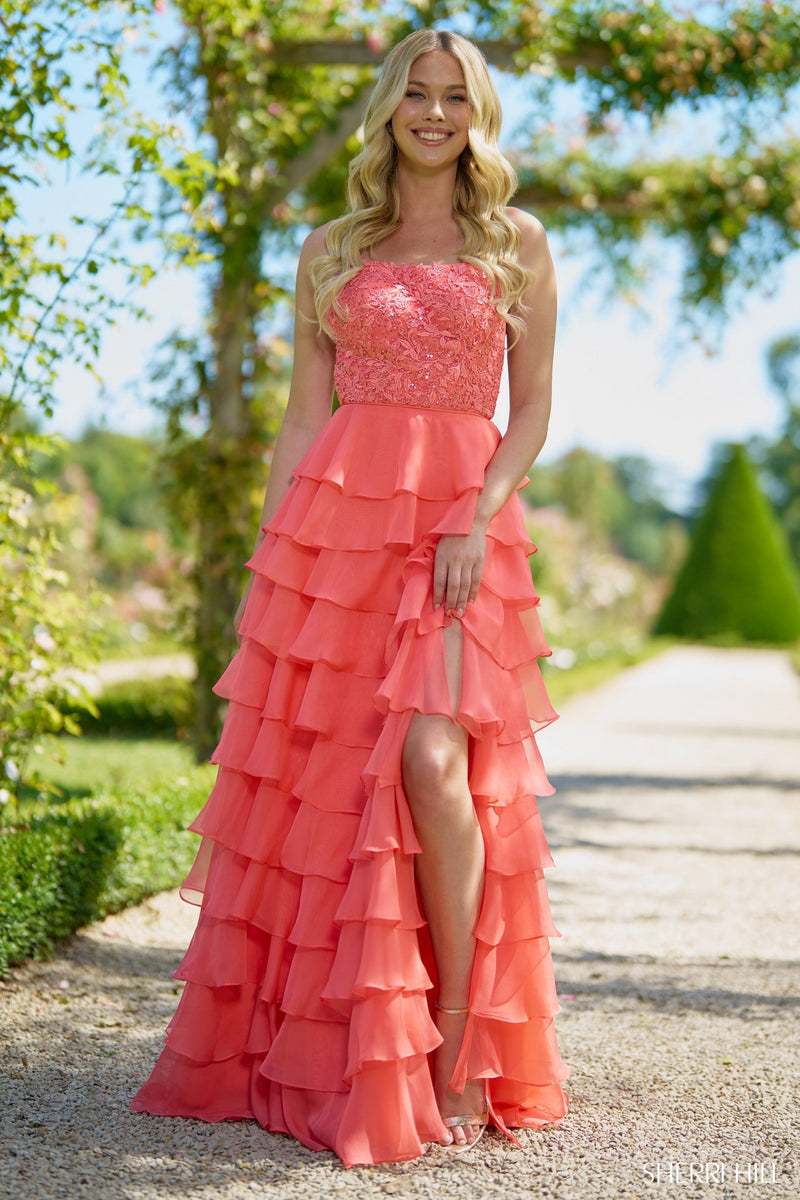 Sherri Hill 56866-coral-dress-2