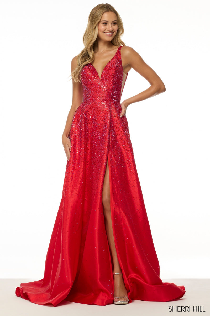 Sherri Hill 56990-red-dress-1