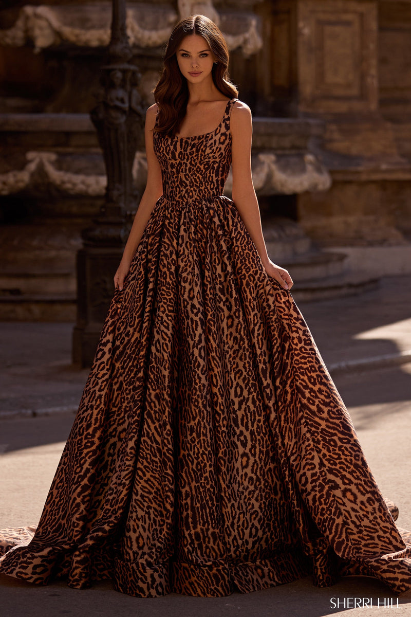 Sherri Hill 57472-cheetahprint-dress-1