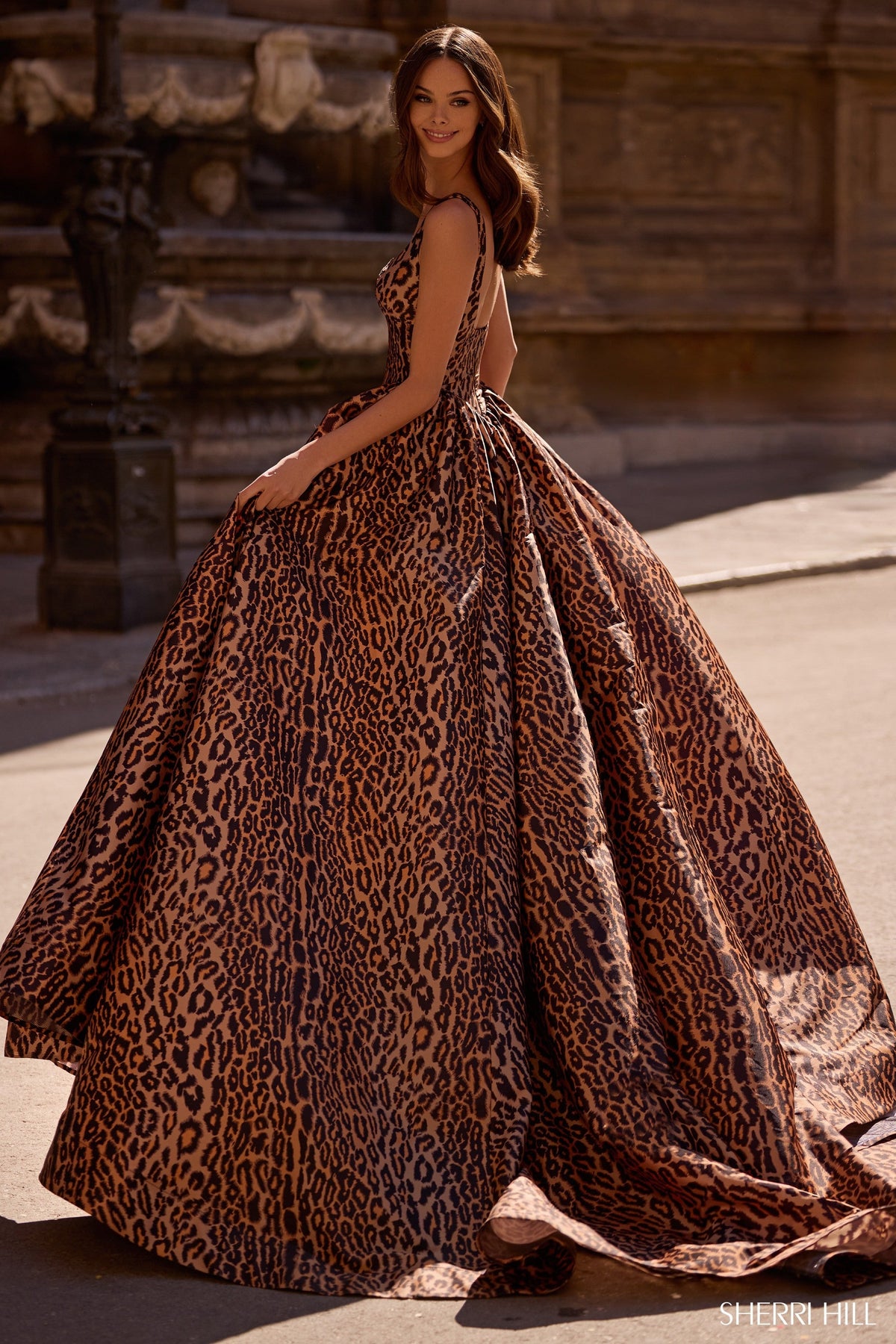 Sherri Hill 57472-cheetahprint-dress-4