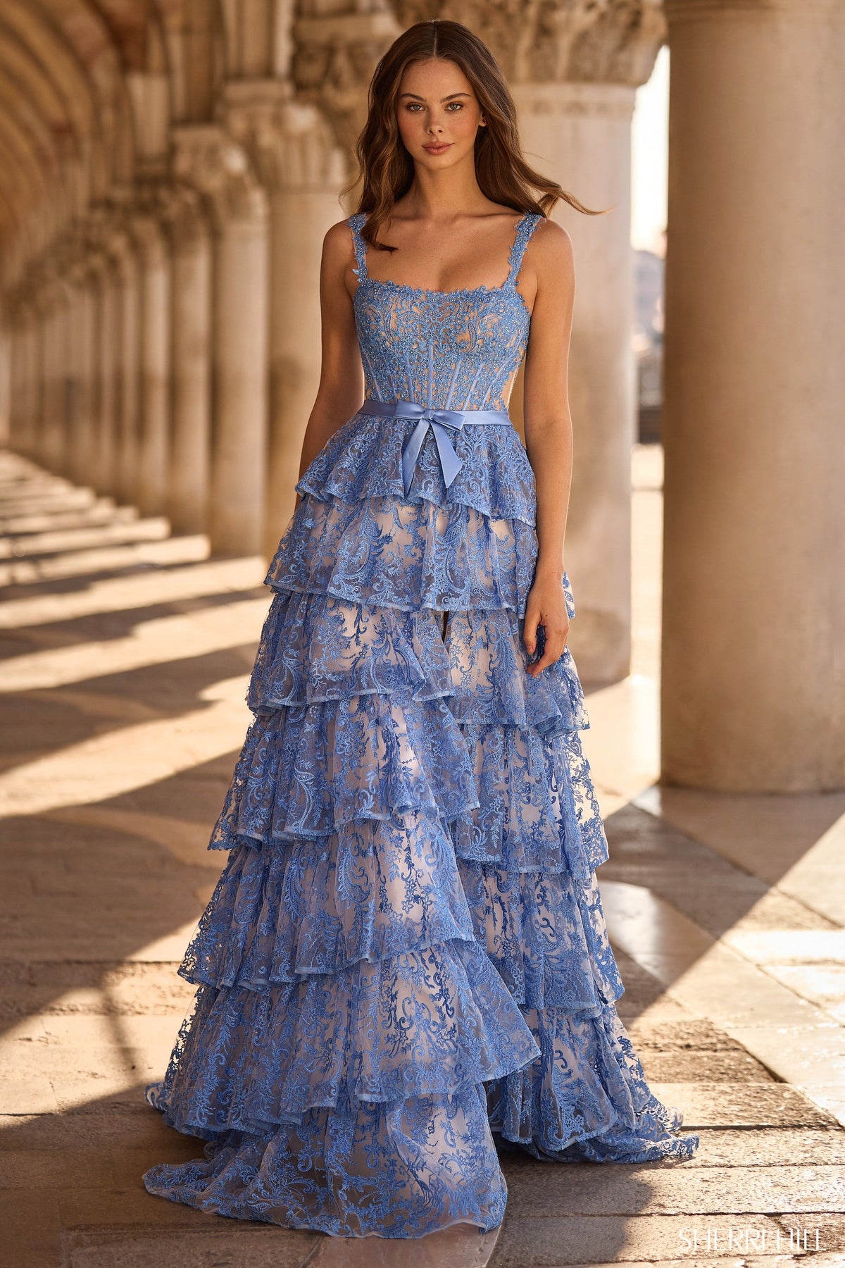 Sherri Hill 57525-ivoryblue-dress-1
