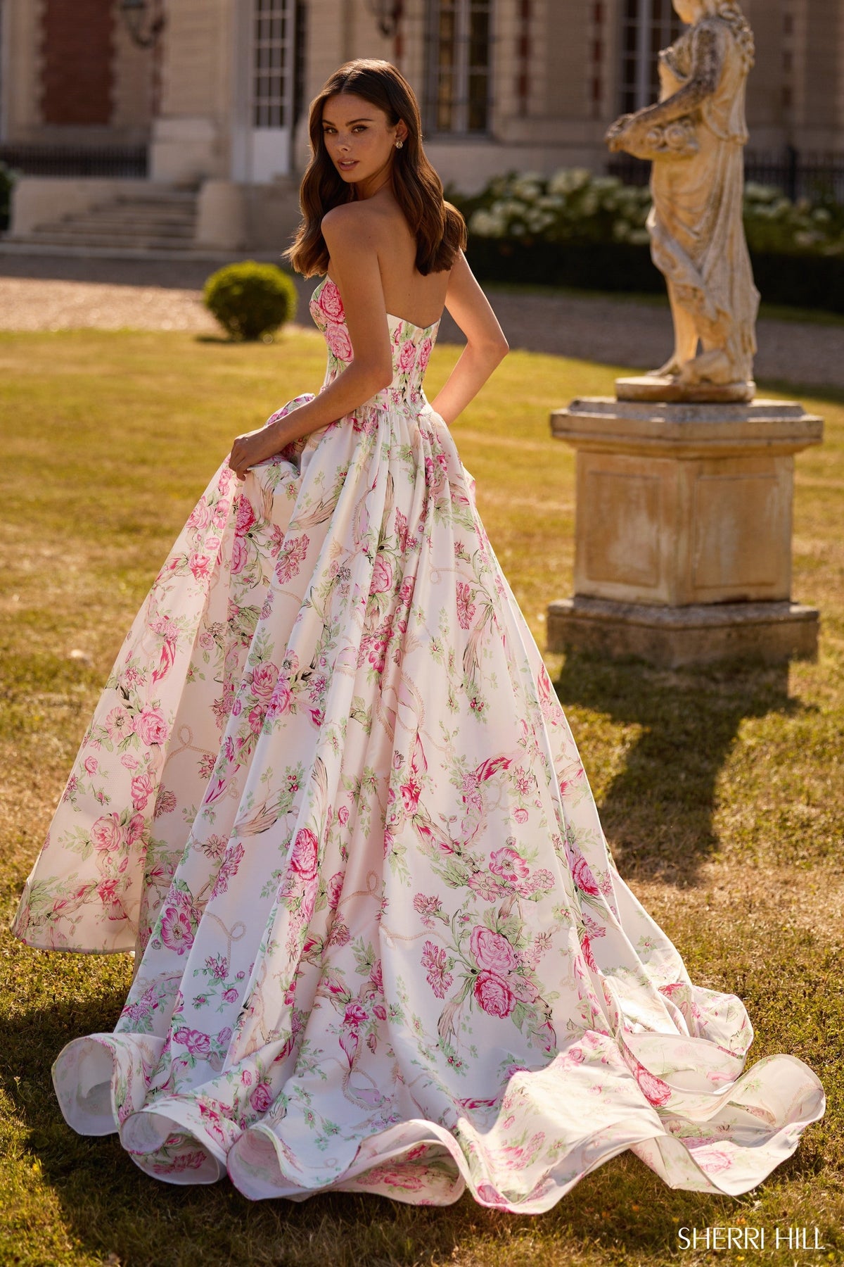 Sherri Hill 57667-ivoryprint-dress-2