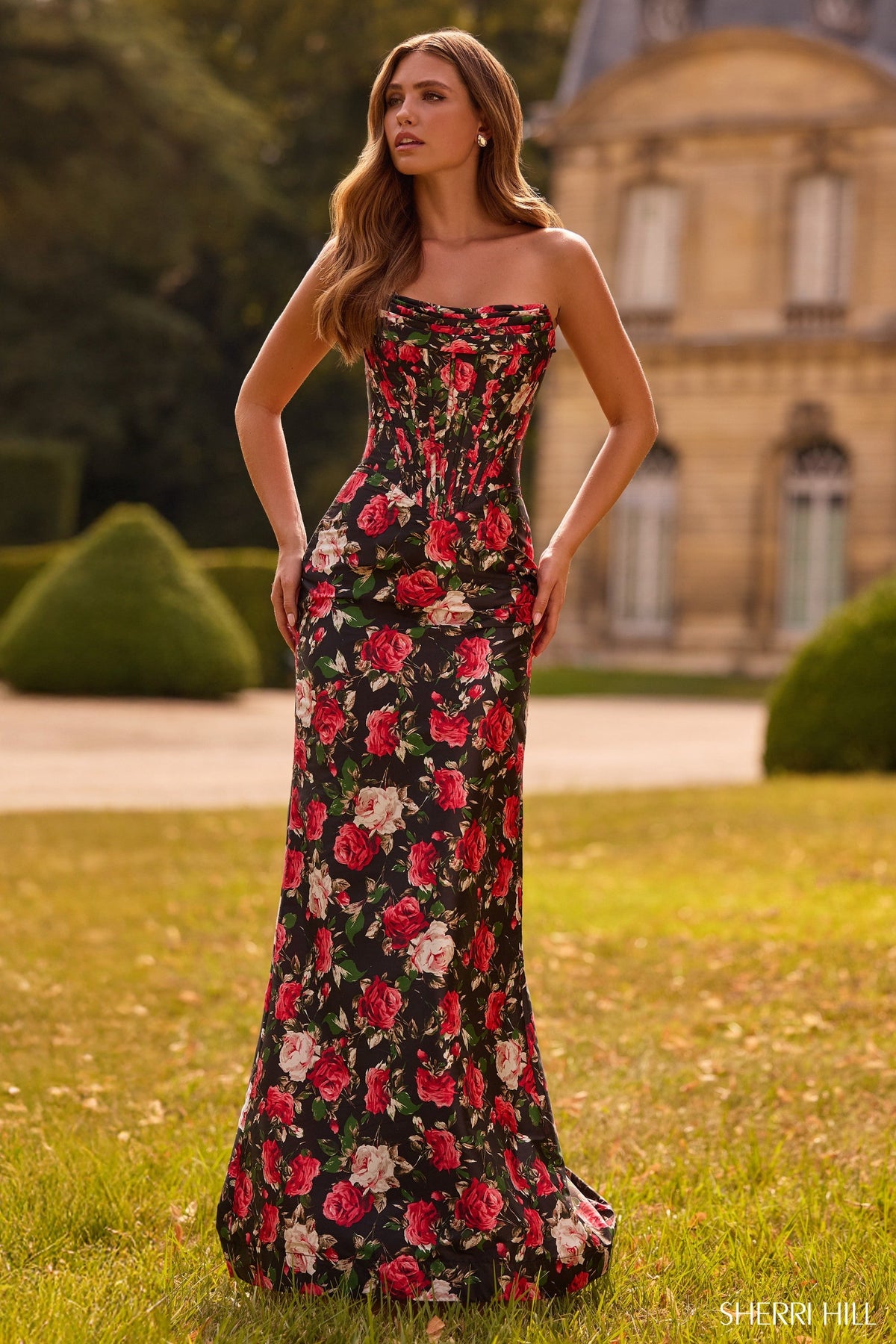 Sherri Hill 57719-blackprint-dress-1