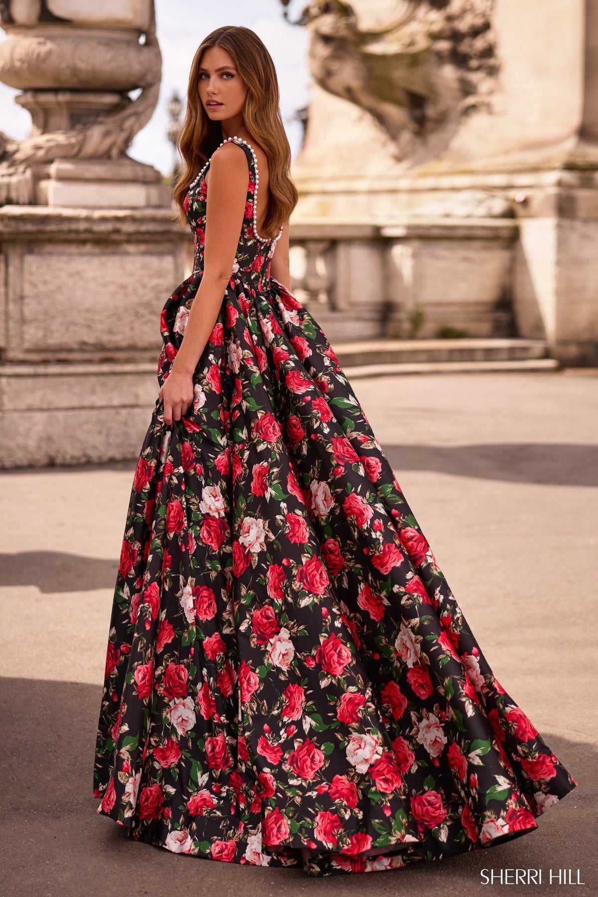 Sherri Hill 57725-blackprint-dress-3