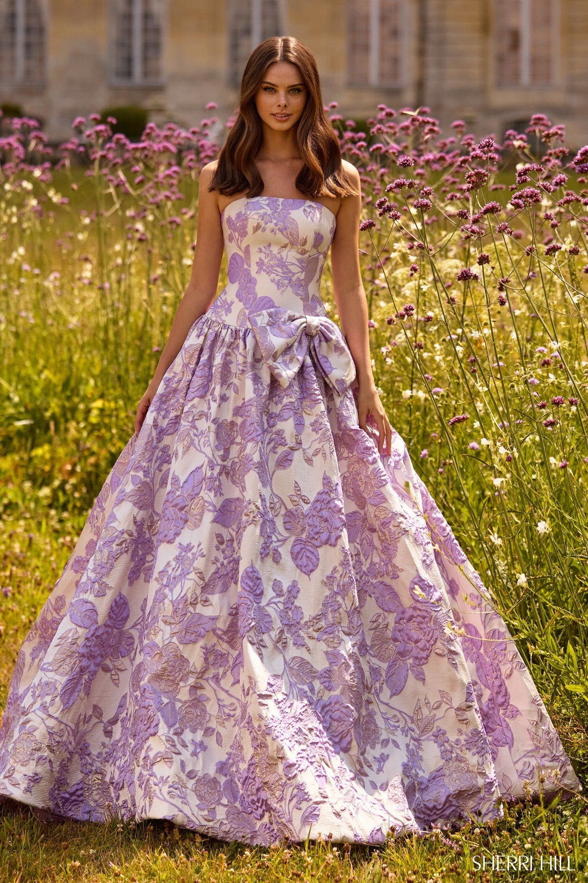 Sherri Hill 57730-ivorylilac-dress-1