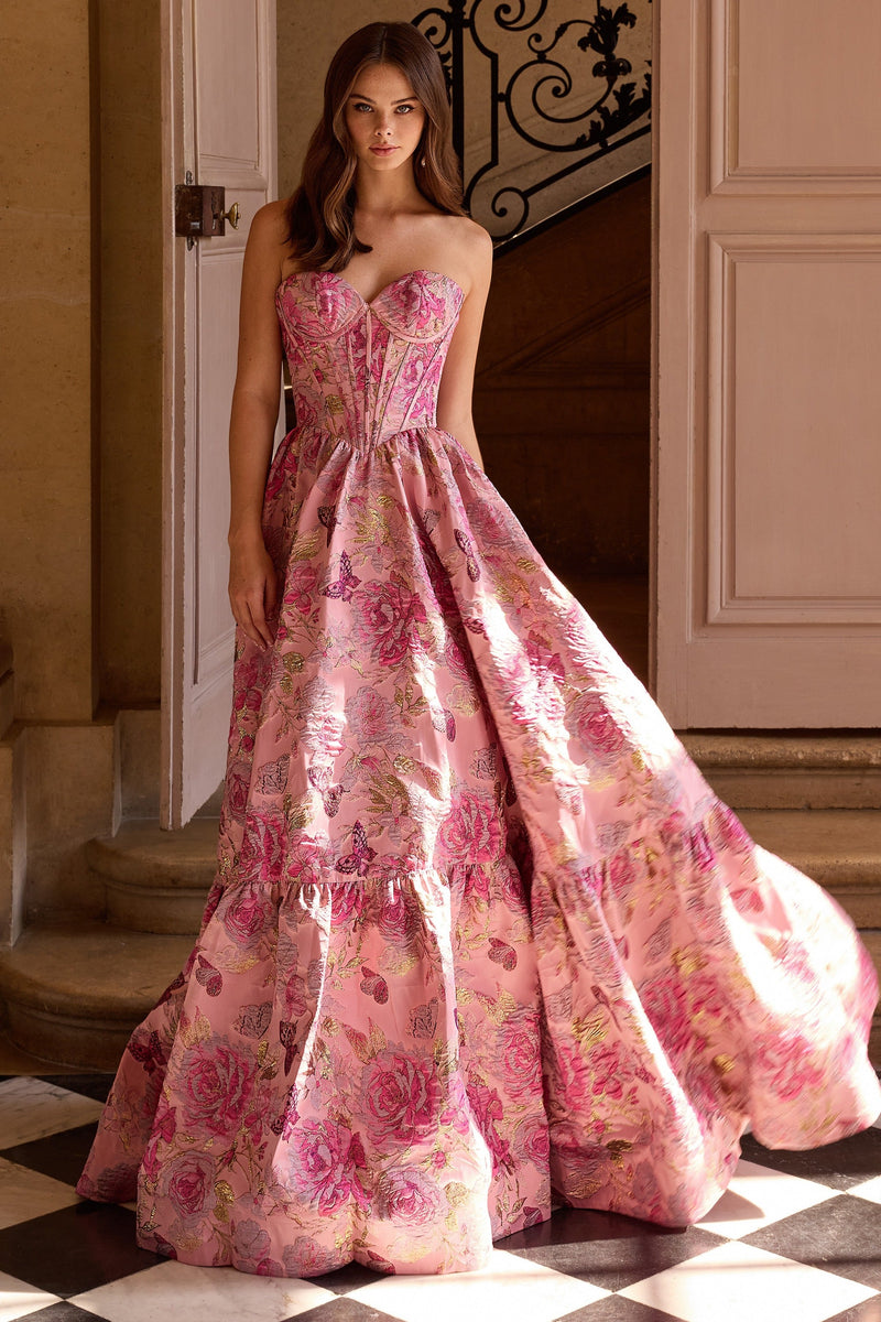 Sherri Hill 57754-pinkred-dress-1