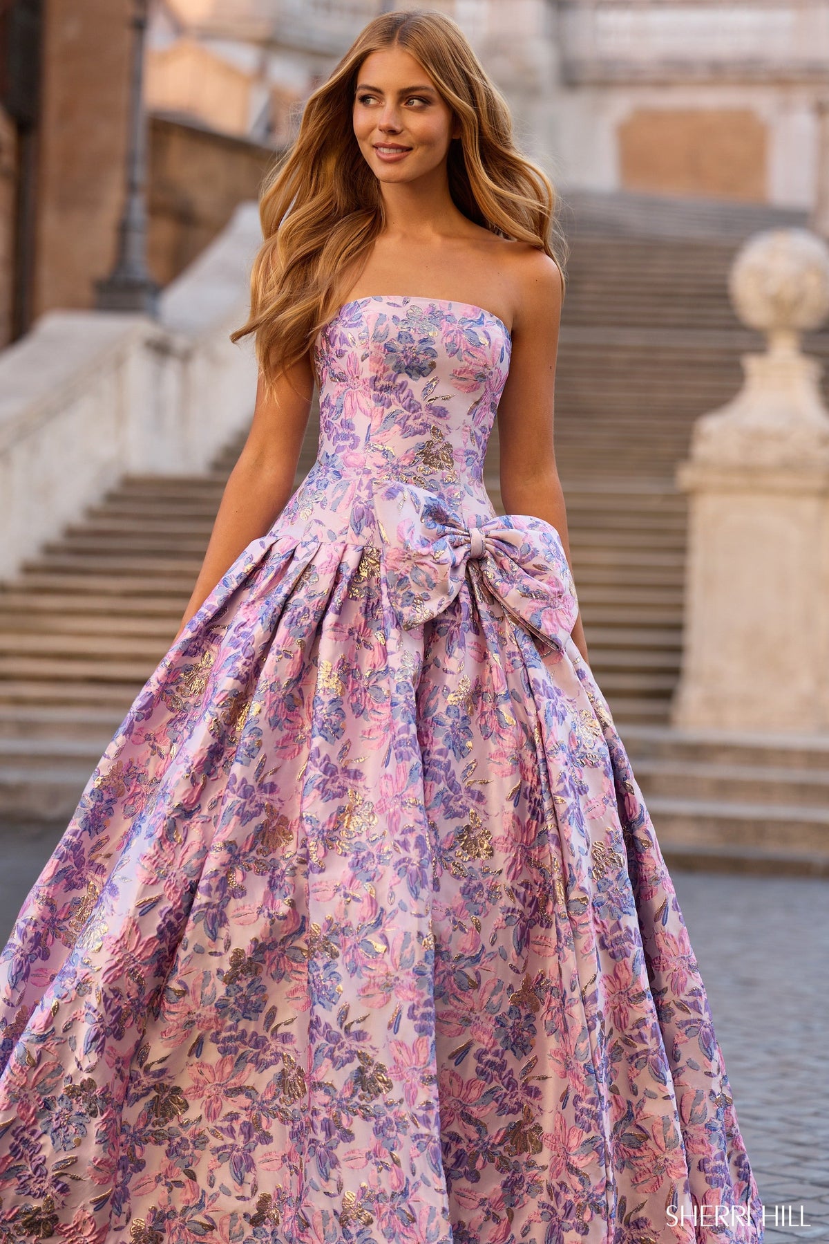 Sherri Hill 57781-lilacprint-dress-2