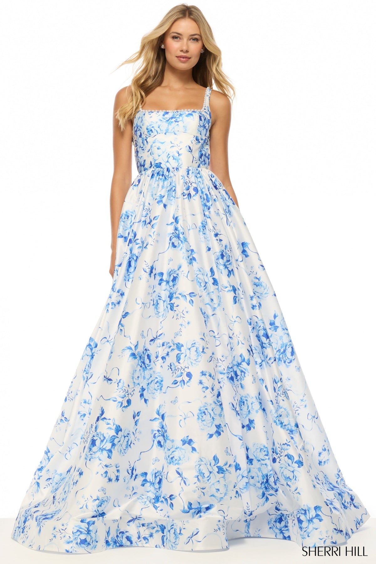 Sherri Hill 57789-ivoryblueprint-dress-1