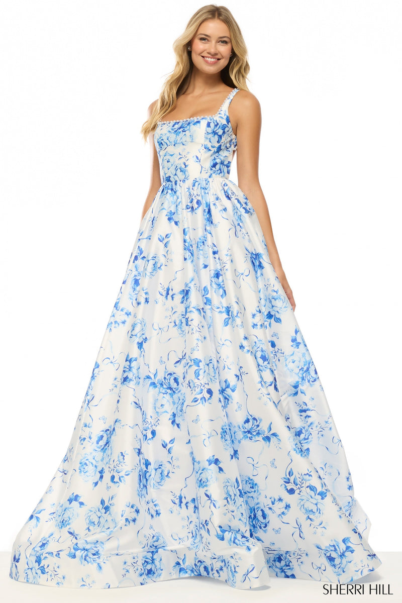 Sherri Hill 57789-ivoryblueprint-dress-2