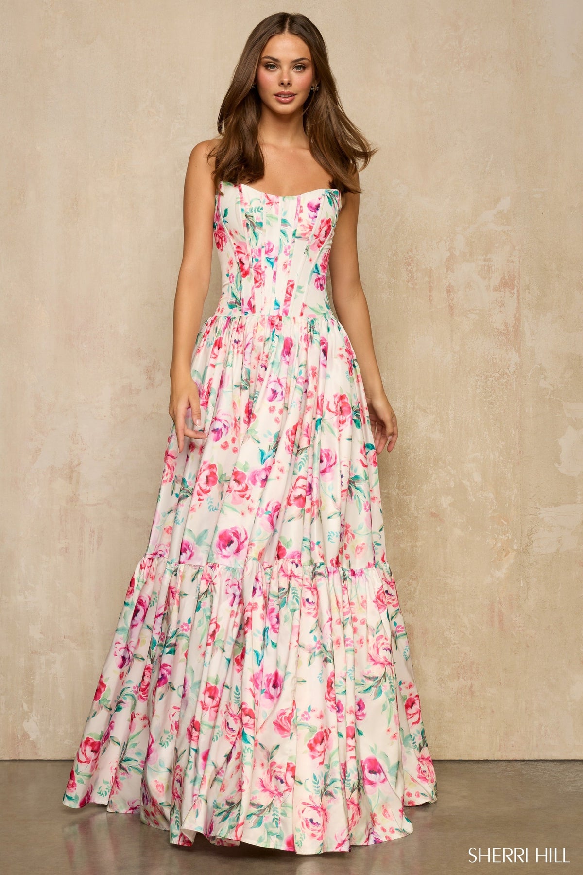Sherri Hill 57948-ivorymultiprint-dress-1