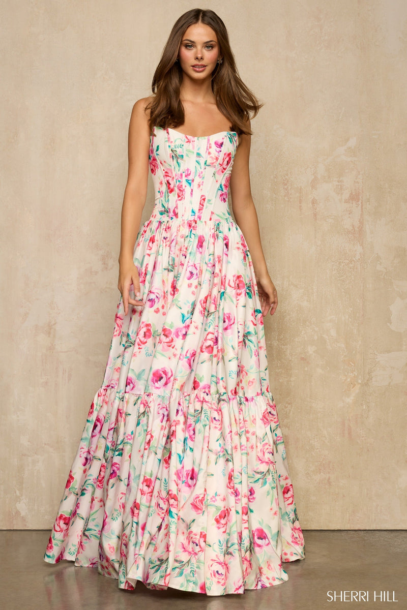 Sherri Hill 57948-ivorymultiprint-dress-1