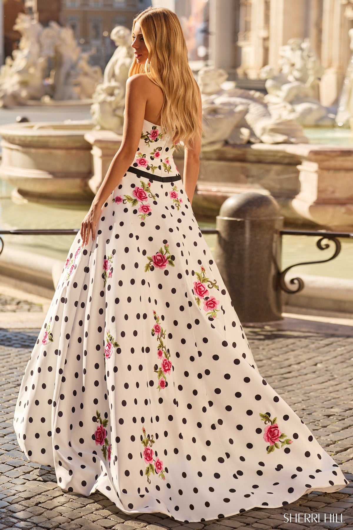 Sherri Hill 57980-ivoryblackfuchsia-dress-3