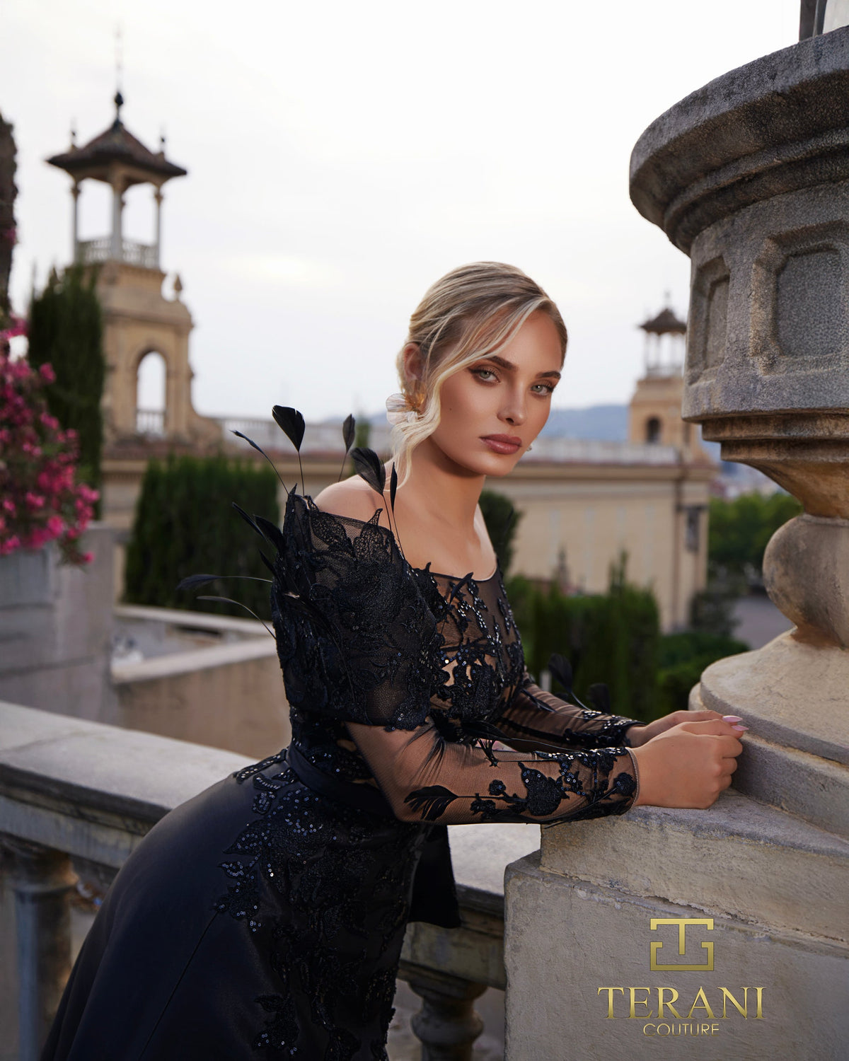 Terani 261M6410_Black_Nude_F2