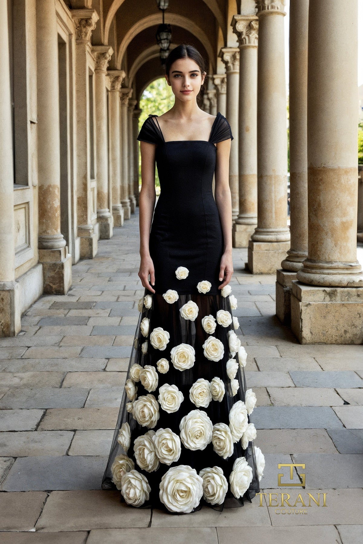 Terani 261P6098_Black_Ivory_F1