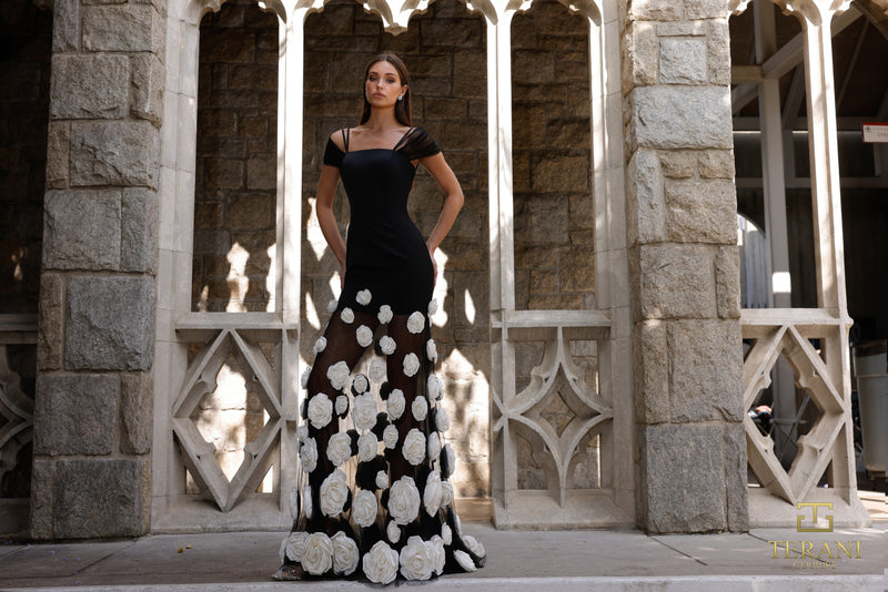 Terani 261P6098_Black_White_F1